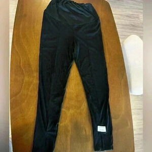 Shein Womens Maternity Black Solid Lounge Pants Size Small (0547)